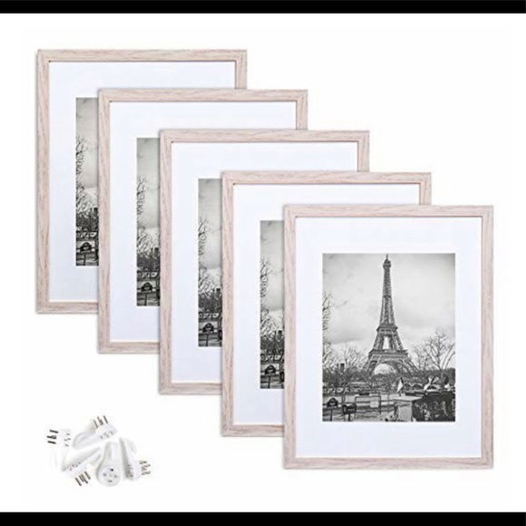 Set of 5 Picture Frames - 11 x 14 - New In Box - Light Oak finish - Picture 5 of 6